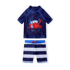 17SWIM 5J: Short Sleeve Rash Top & Short Set (2-8 Years)